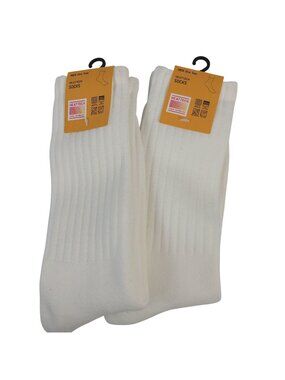 NEW Heattech Men's One Size Off-White Thermal Socks With Japan Technology